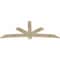 Ekena Millwork Alberta Rough Sawn Timber Gable Bracket, Douglas Fir, 96"W x 40"H x 2"D x 6"F, 10/12 Pitch GBW096X40X0206ALB00RDF - alternate 5